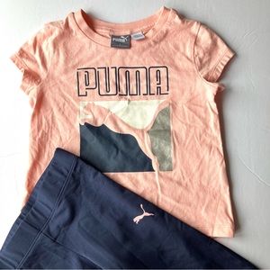 PUMA Logo Toddlers' Girls Two-Piece Set Size 2